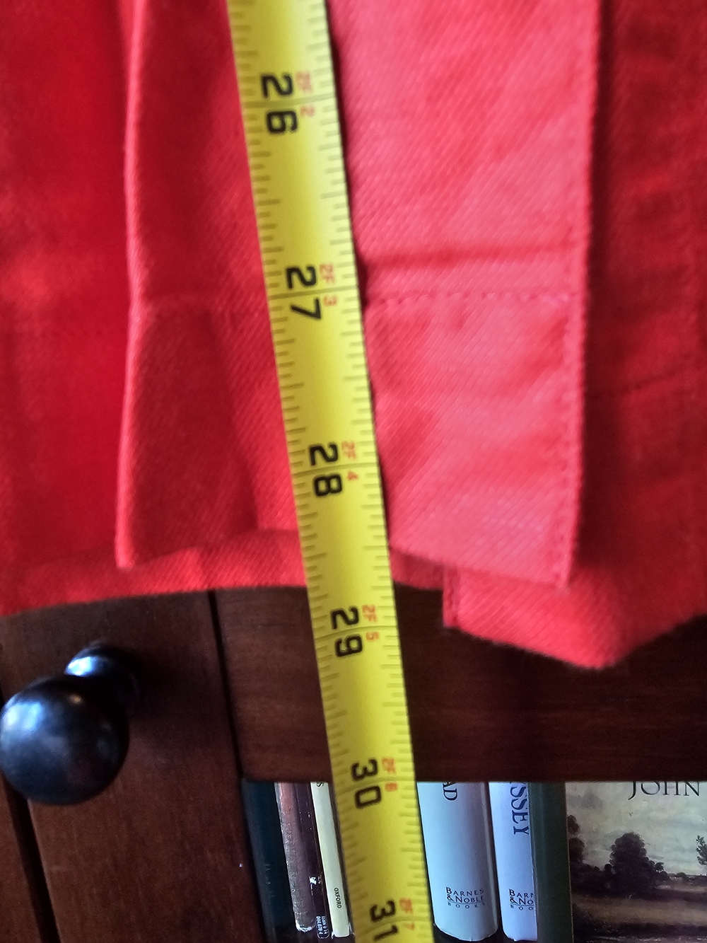 Tomato Red Linen Button-Front Midi Skirt ๐
- Picture 3 of 3